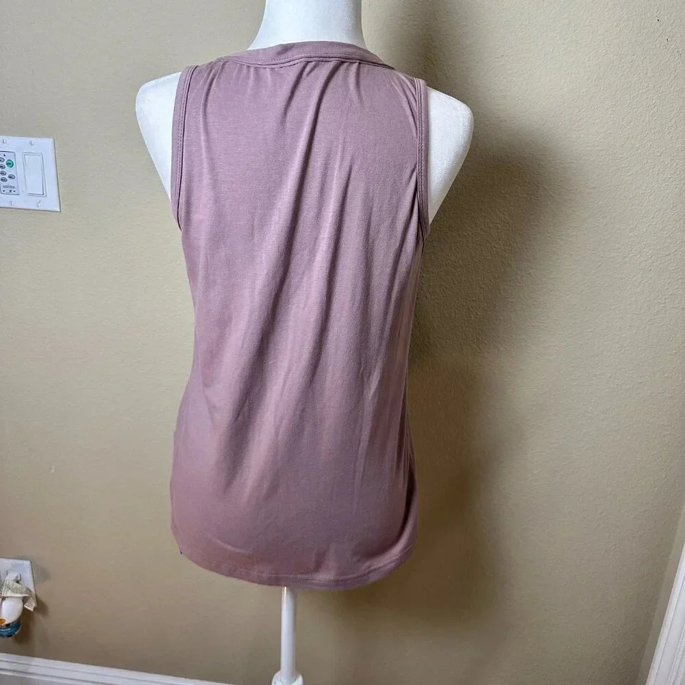 NWT Emery Rose Boutique Button Placard Blush Tank Top - size small - Picture 5 of 9